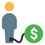 Debt SVG Icon